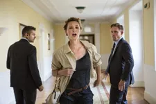 Claire Seth (Connie Nielsen): "She, the writer, is ultimately the only ally, though, of the monk in the story."